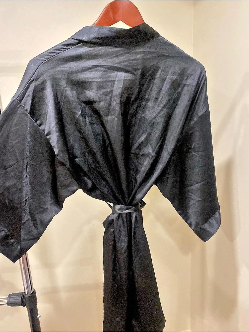 Victoria's Secret Black Robe Size M/L - Picture 3 of 4